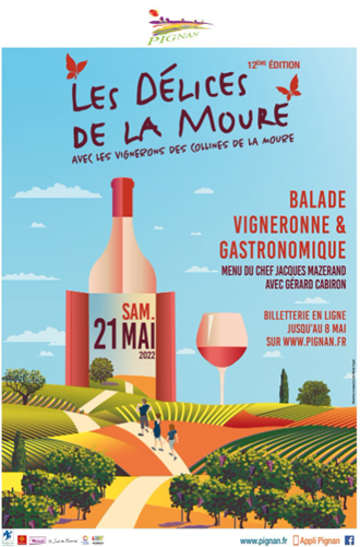 Balade gourmande en mai pour découvrir les vins IGP “Hérault-Collines de la Moure”