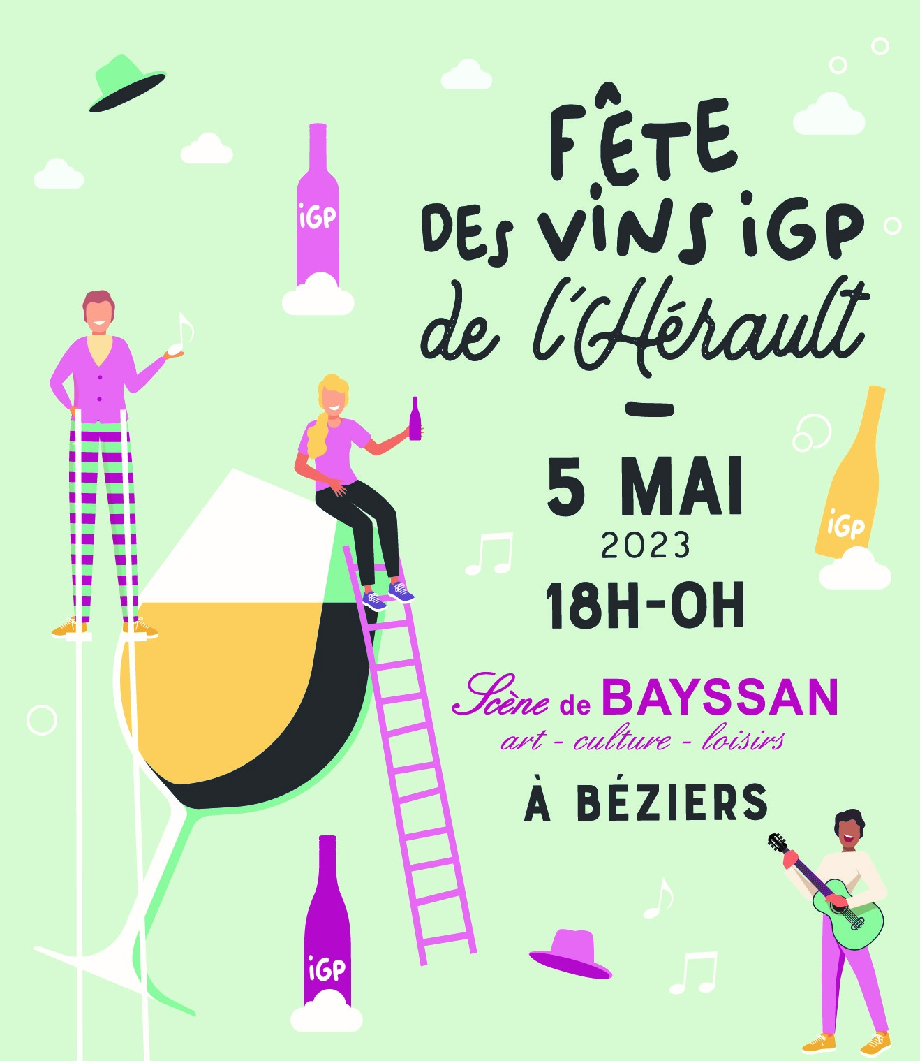 Fête des vins IGP de l’Hérault vendredi 5 mai 2023