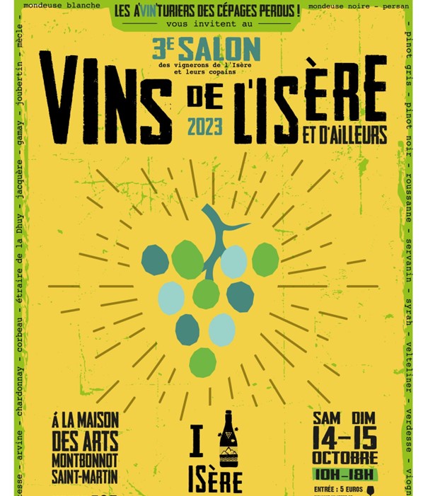 3ème salon des Vins de l’Isère : à la rencontre des a’vin’turiers des cépages perdus